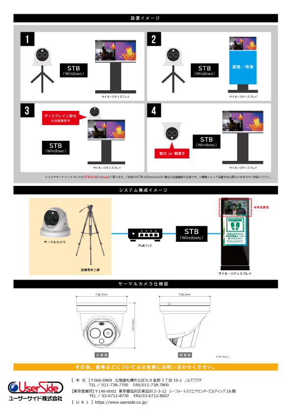 サーモカメラチラシ裏